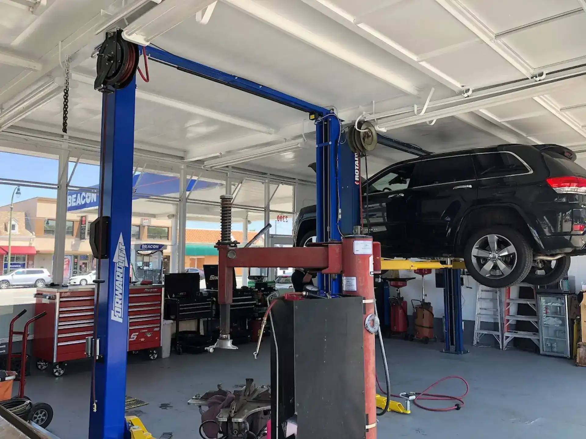 Fleet vehicle service at Beacon Auto Care San Mateo