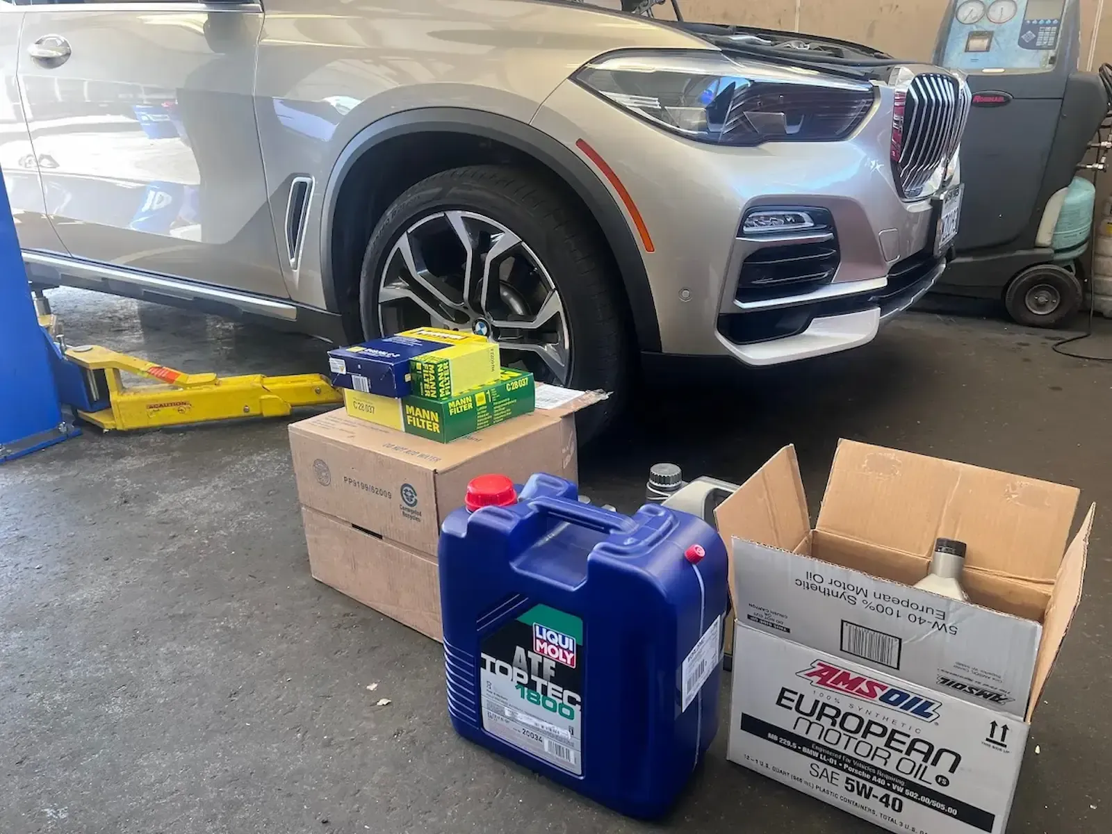 BMW X5 European maintenance