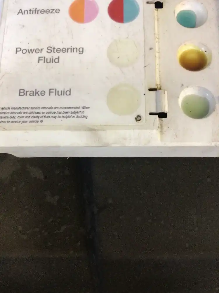 Contaminated brake fluid finding at Beacon Auto Care San Mateo
