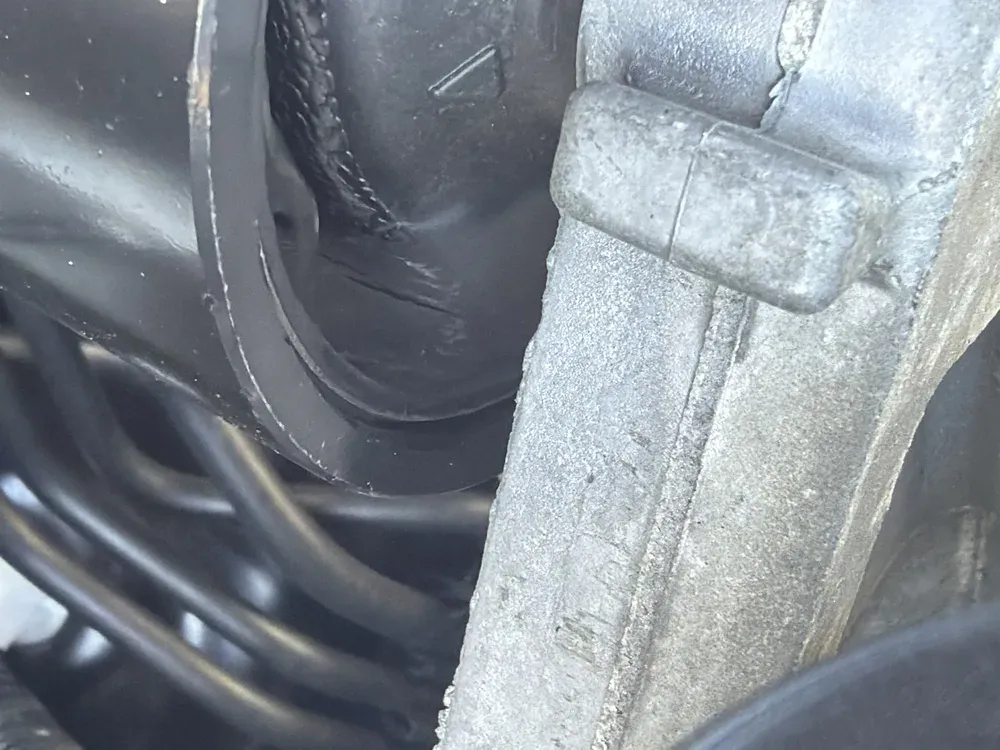 Torn engine motor mount on a Toyota RAV4 at Beacon Auto Care San Mateo